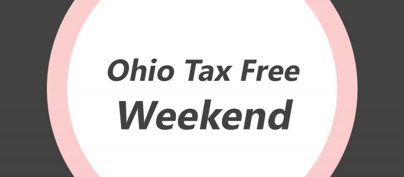 ohio tax free weekend