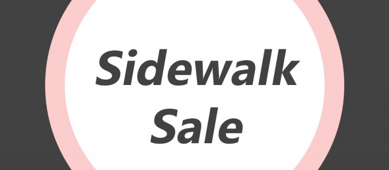 sidewalk sale